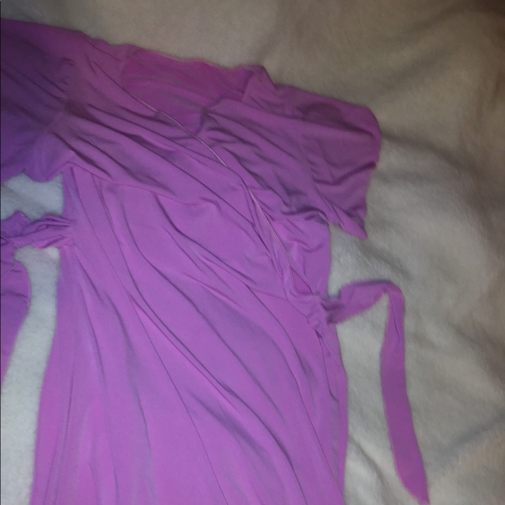 Pretty Pink wrap dress